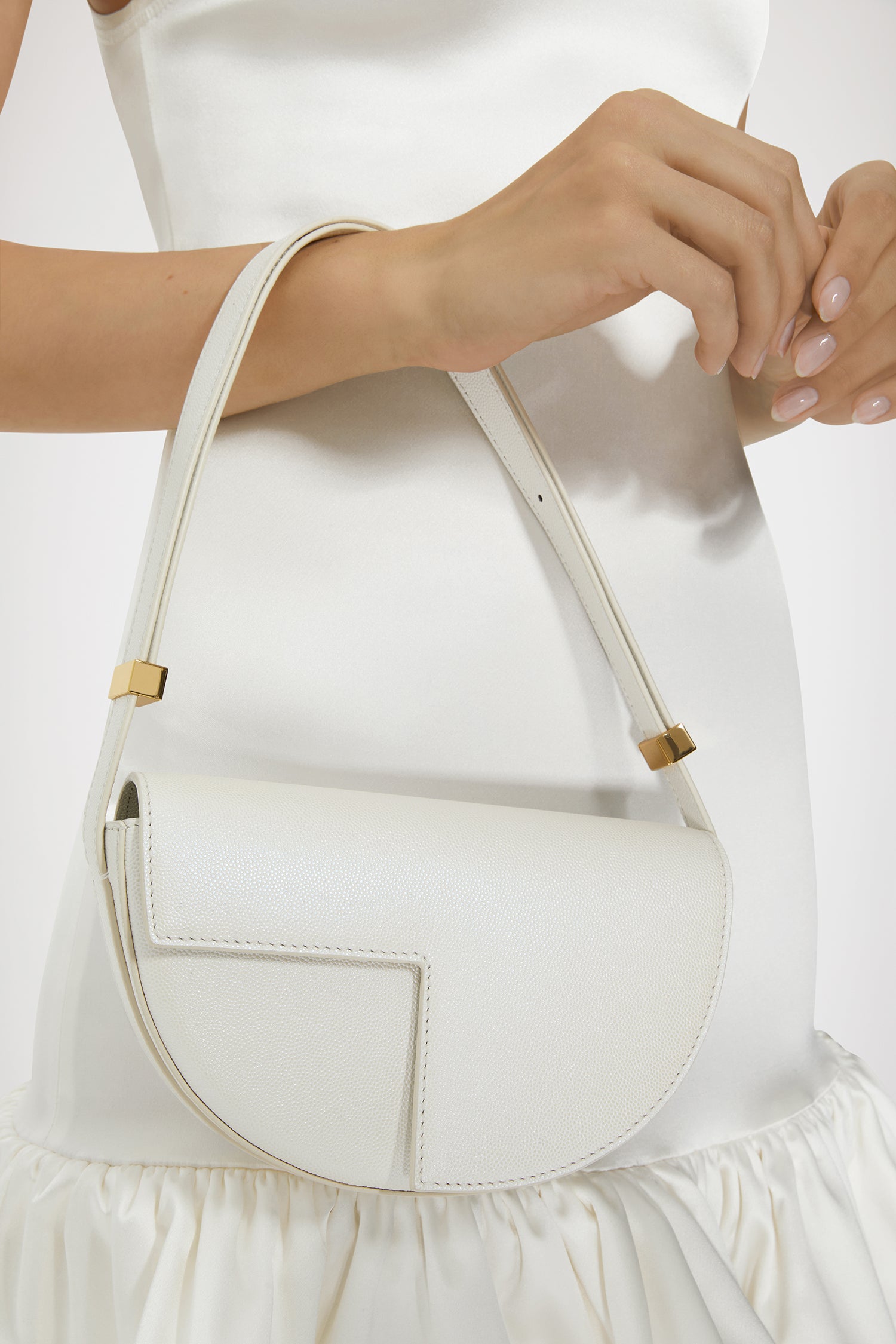 Patou BA0035036010W Le Petit Patou sac cuir blanc Sirene