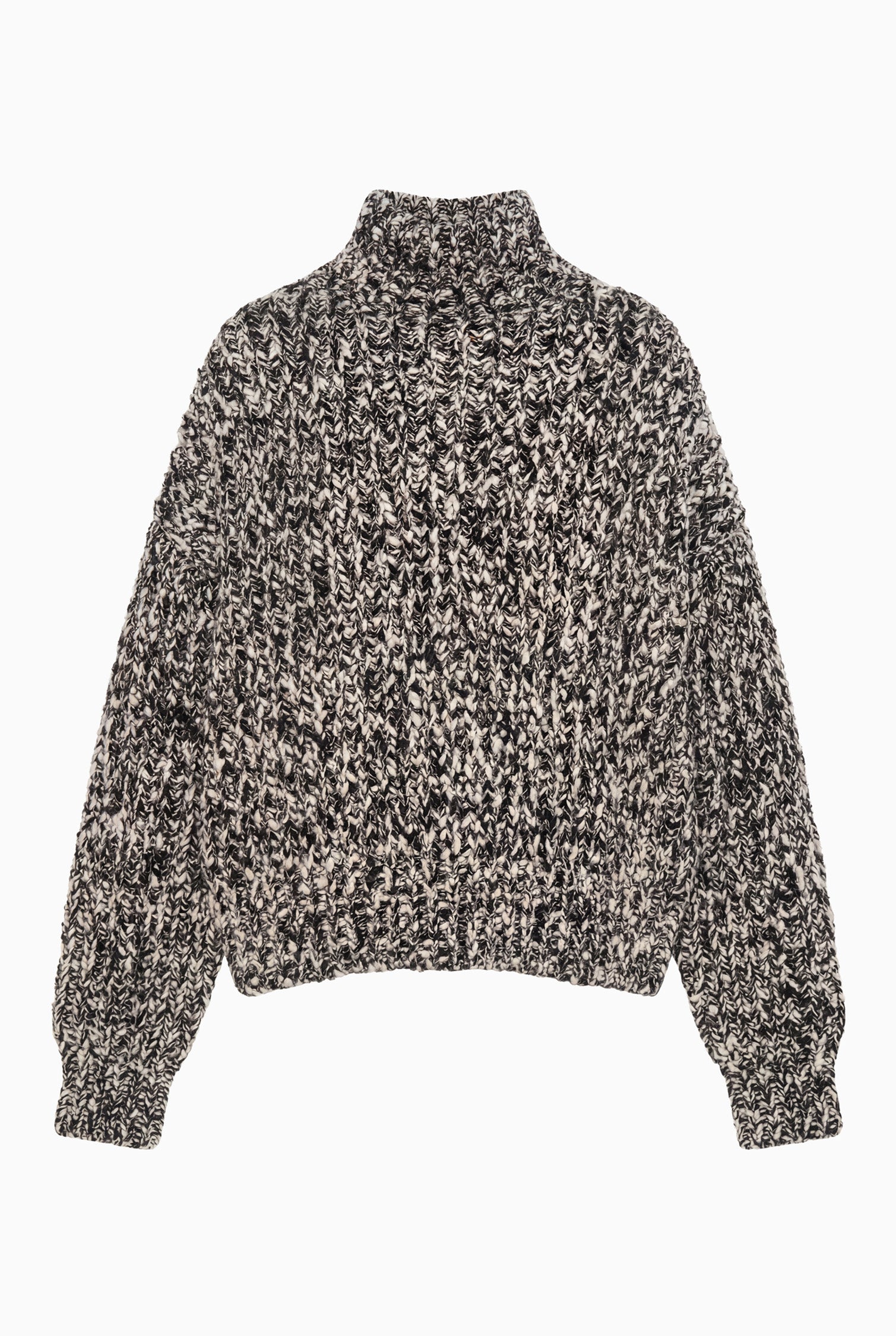 Ulla Johnson Albie pull onyx laine col roulé