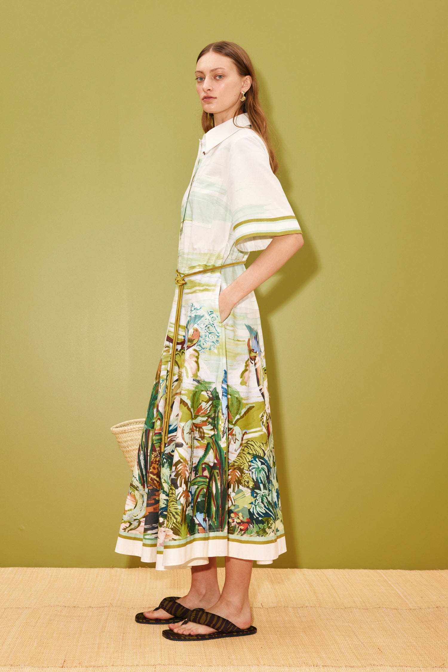 Alemäis Jungle Boogie Shirtdress robe chemise coton bio