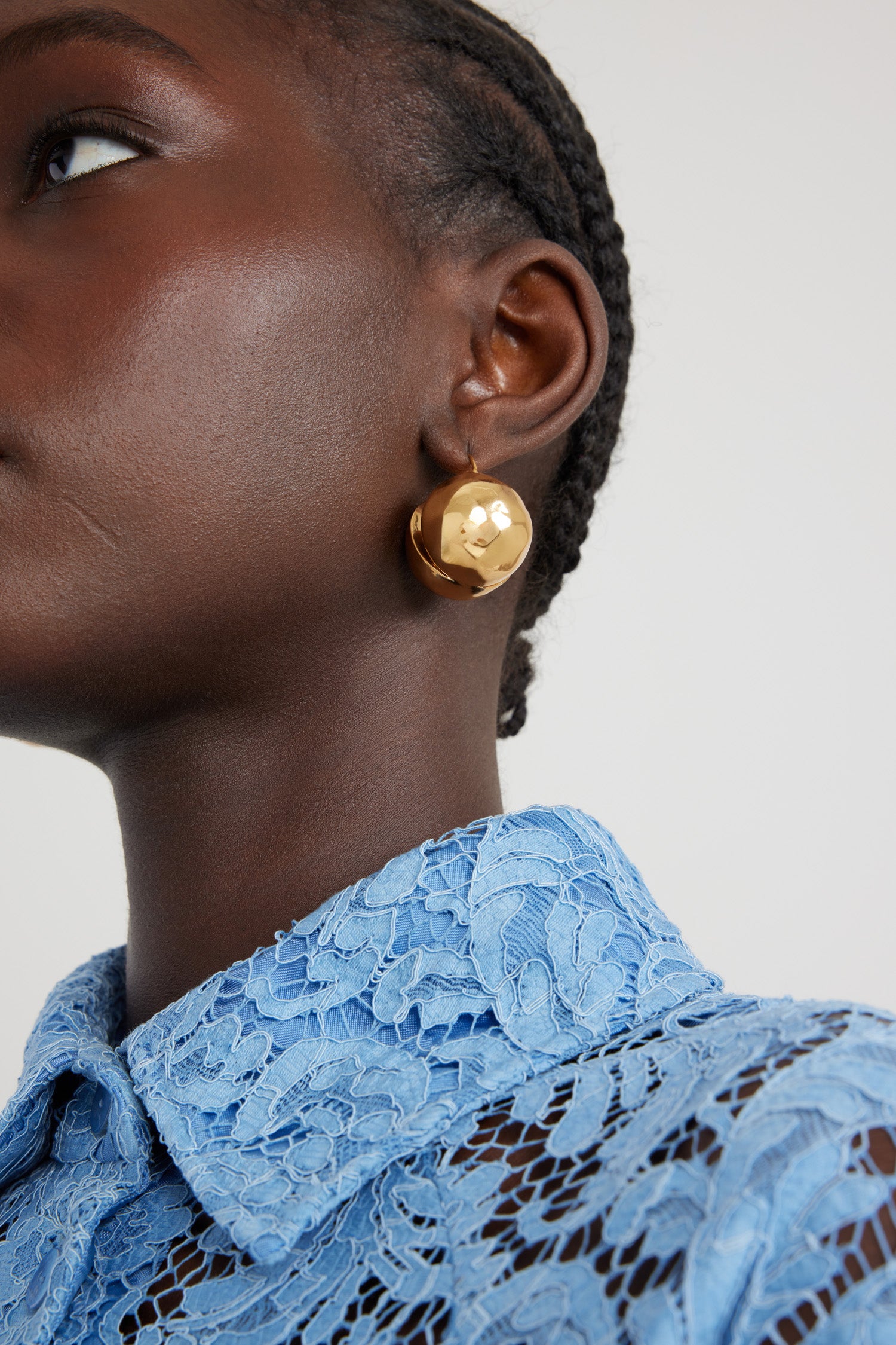Patou JW129 boucles d’oreilles sphère doré