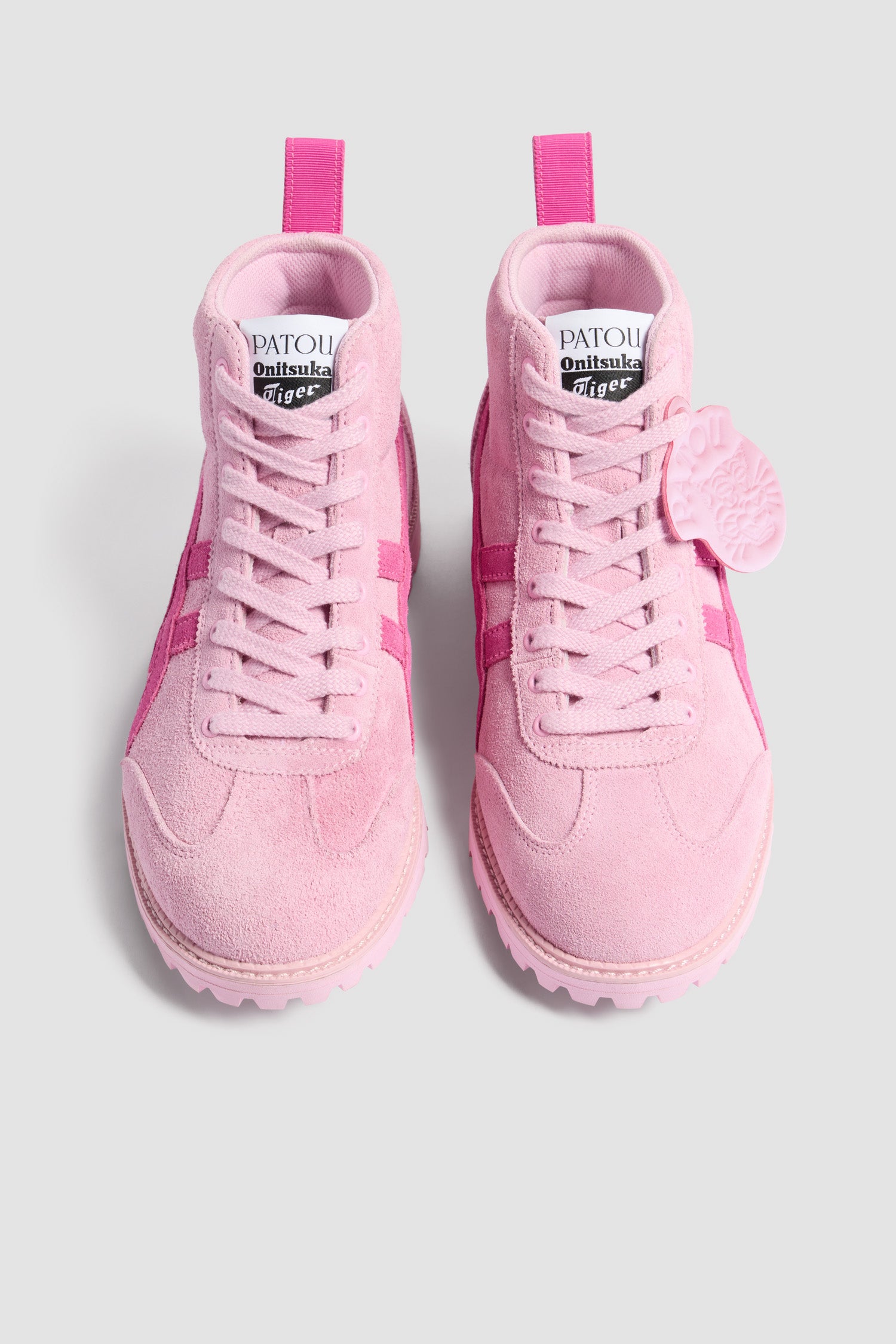 Patou Onitsuka FO013 boots roses suède