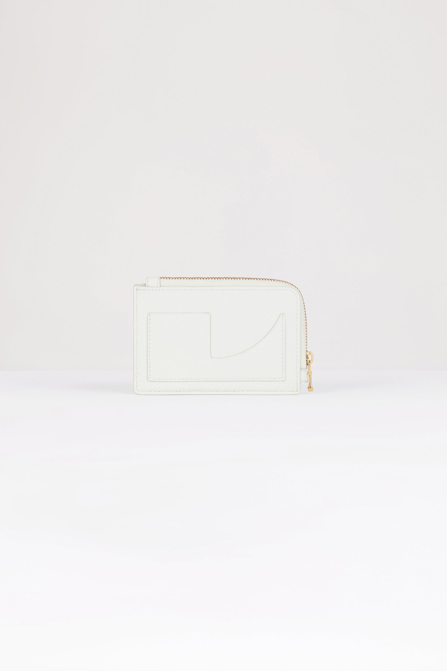 Patou Accessories SL005 porte-cartes cuir blanc TU zippé