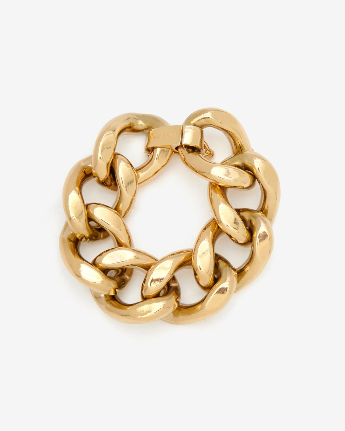 Isabel Marant Links Bracelet Chaîne Doré Maillons Plats