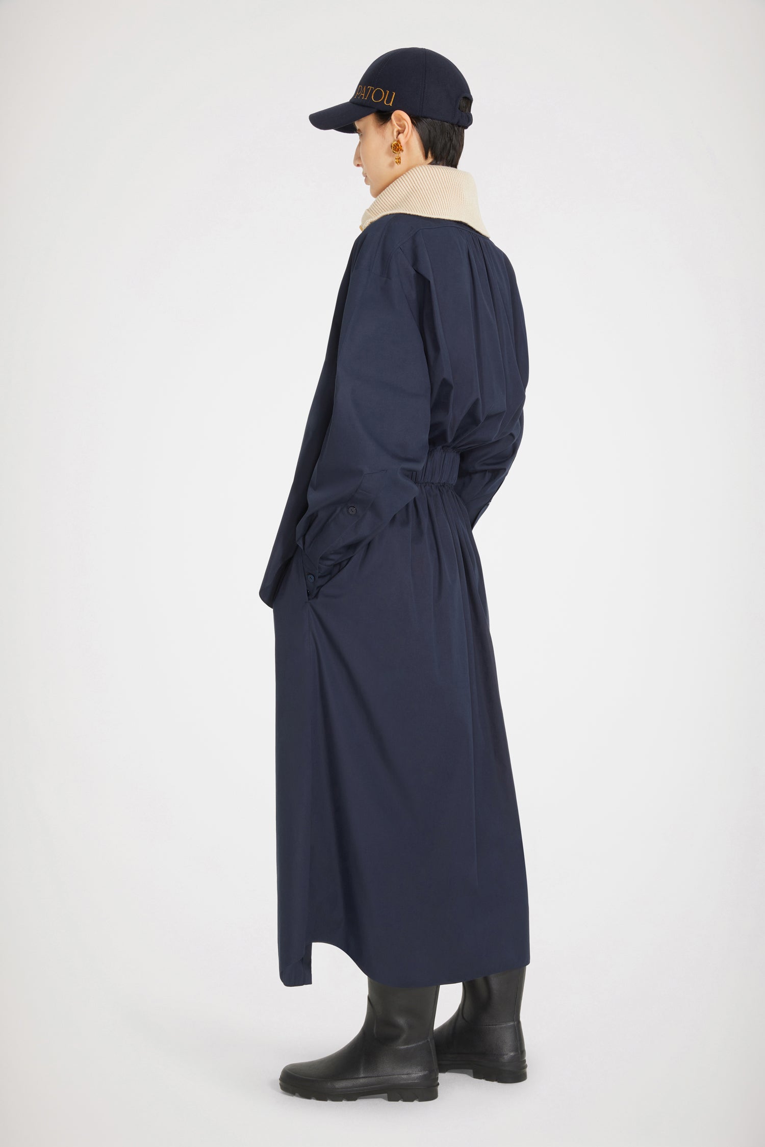 Patou H22DR0970017696P robe longue coton bio Parisian Night