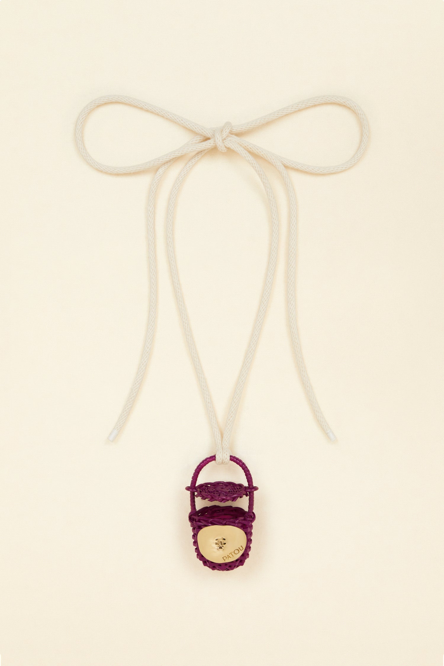 Patou Bags AC023 collier sac seau osier anémone