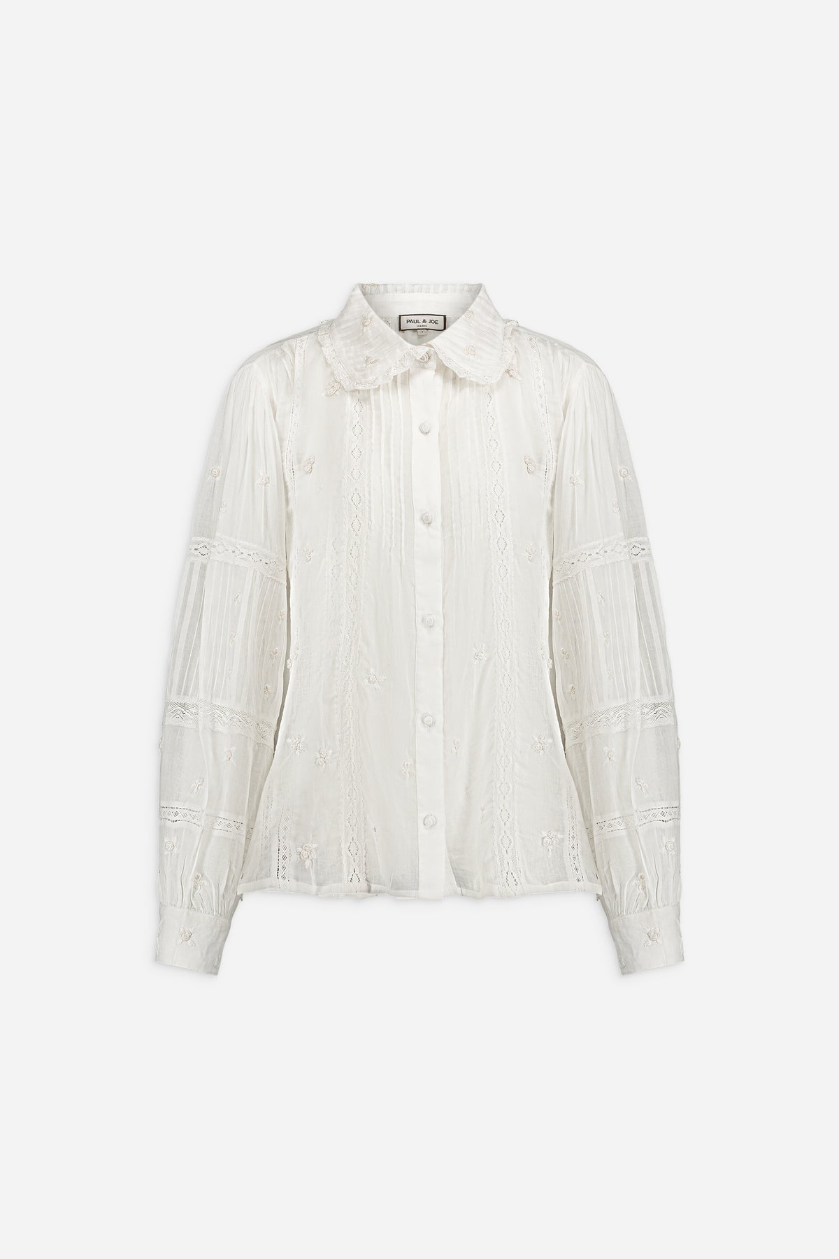 Paul & Joe Margareth chemise brodée main coton