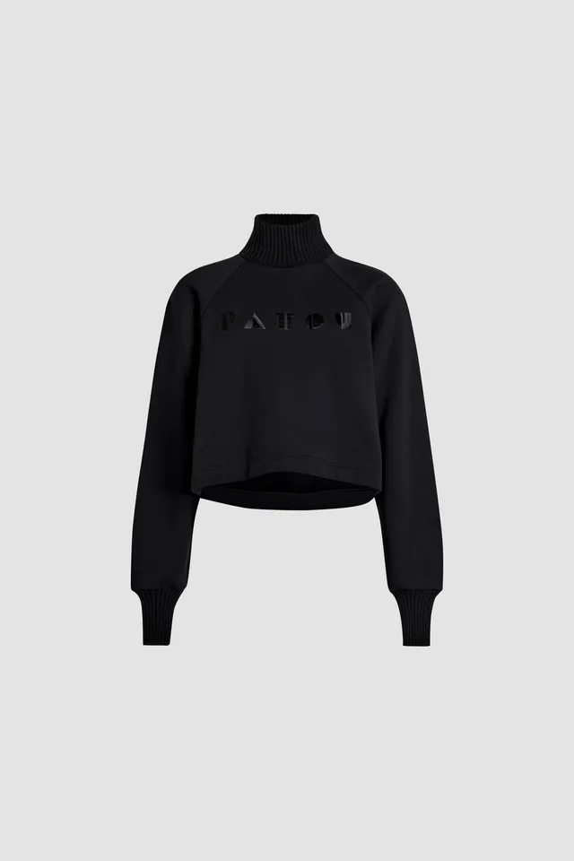 Patou Art Deco H24JE1269995999B sweat coton noir