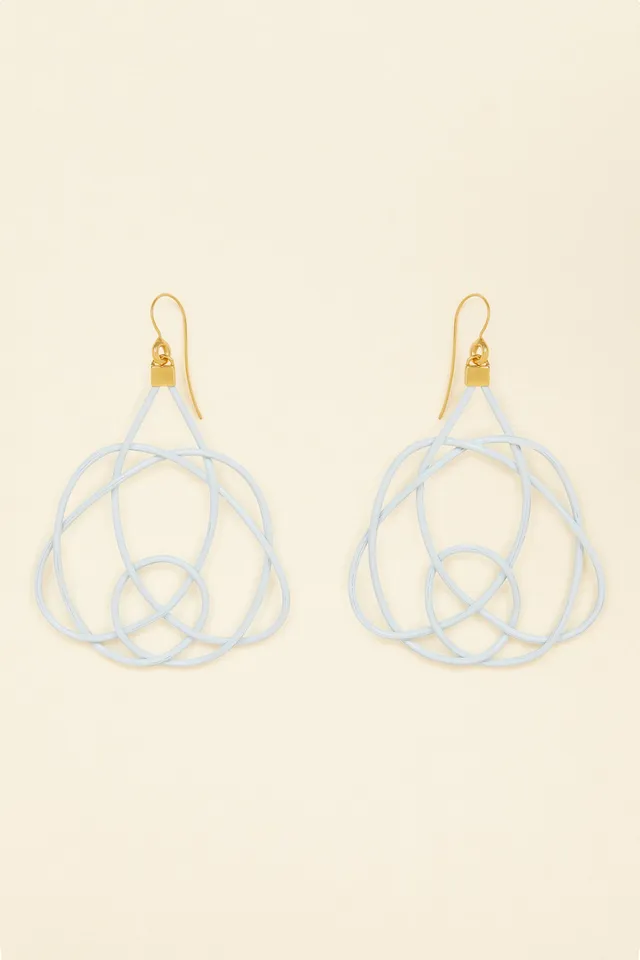 Patou P22JW0810043626B boucles oreilles osier Sky Blue TU