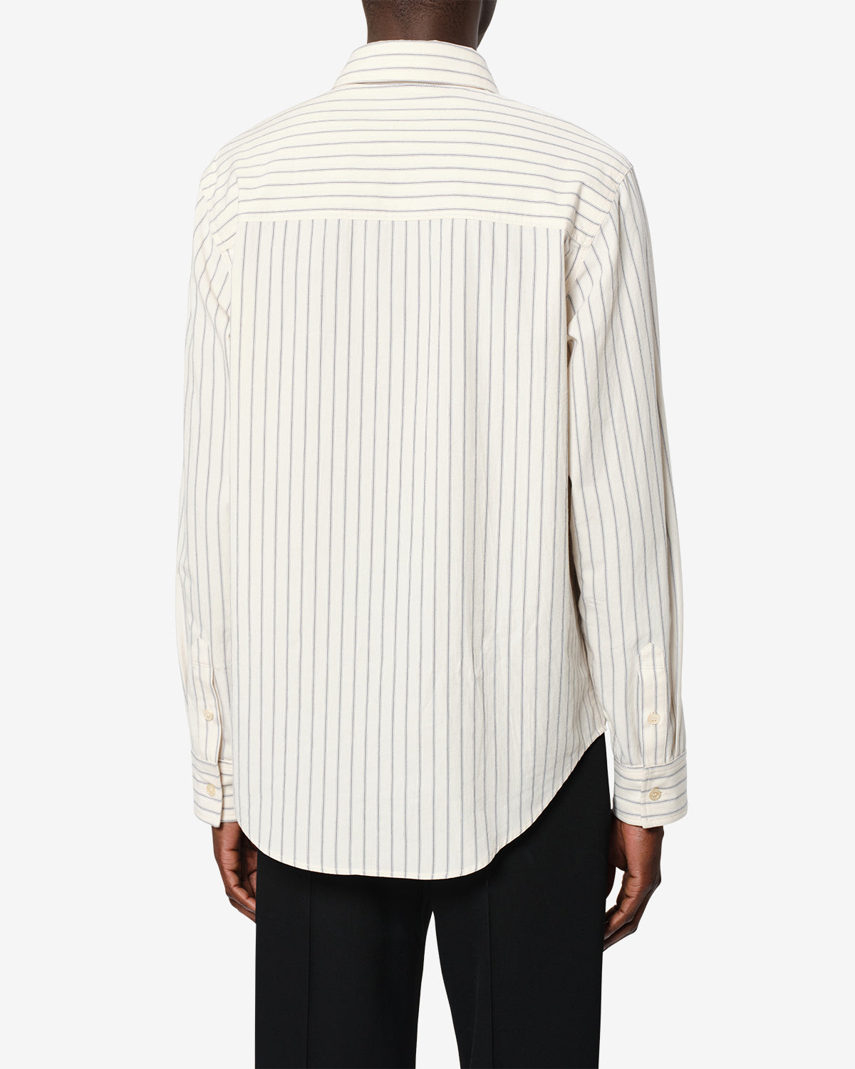 Isabel Marant Rony CH0378HA chemise popeline écru rayée