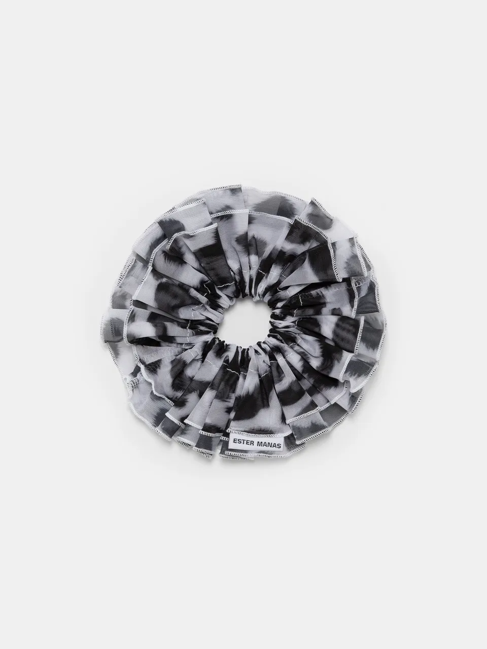 Ester Manas Cancan Scrunchie mesh dalmatien 16 cm