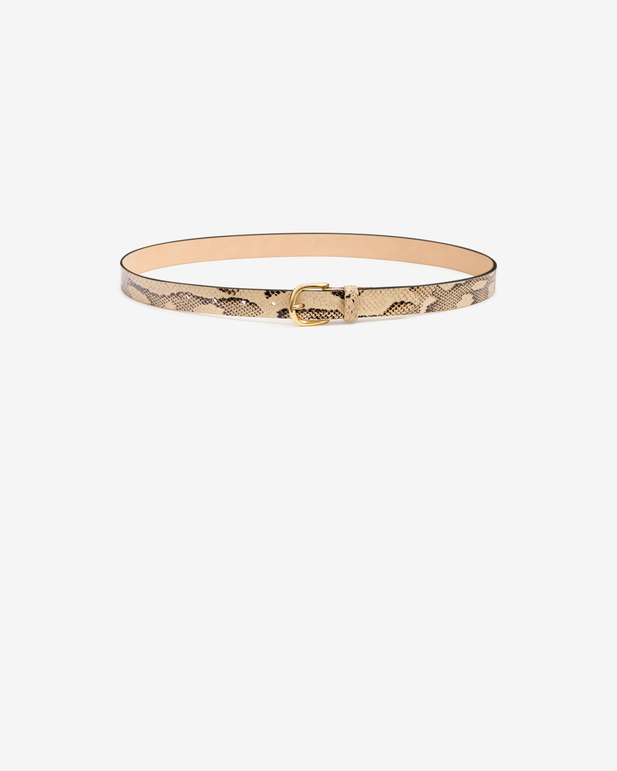 Isabel Marant Zap ceinture cuir sahara effet python