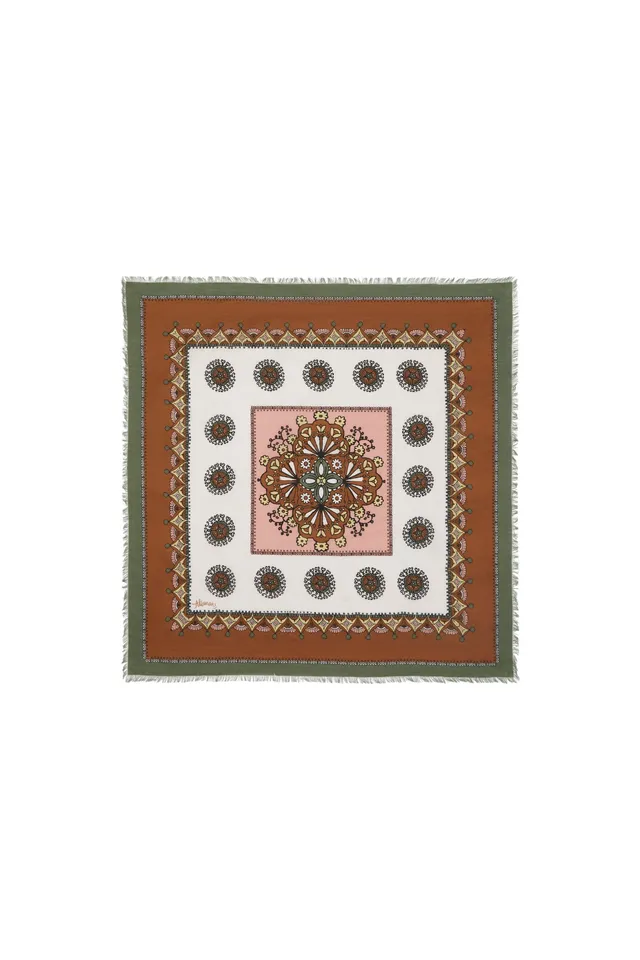 Alemäis Contina foulard carré coton bio taille unique
