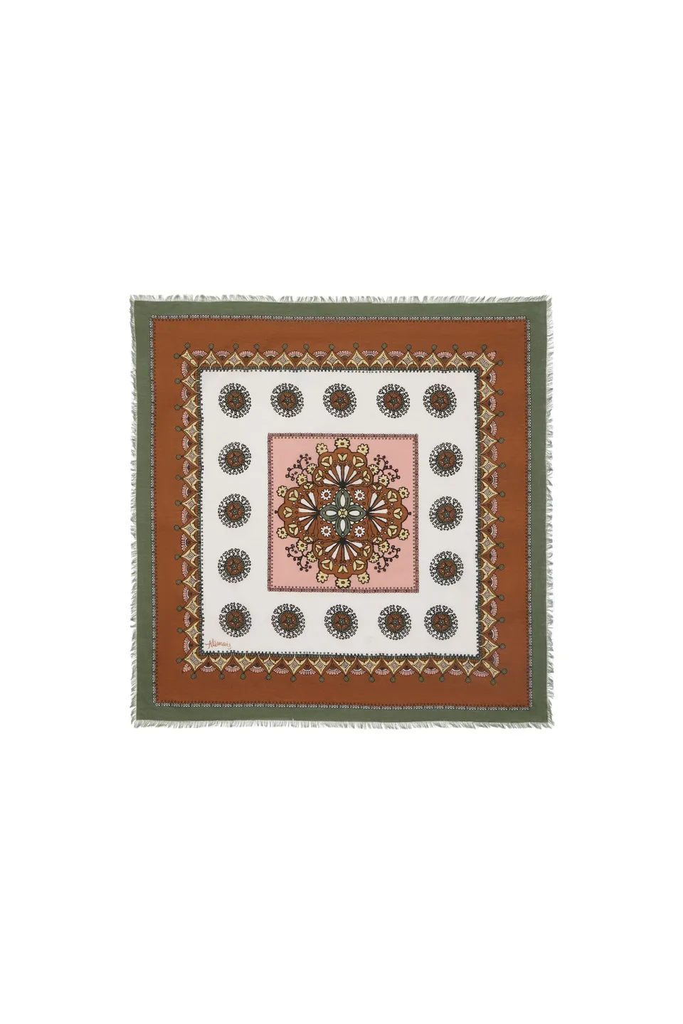 Alemäis Contina foulard carré coton bio taille unique