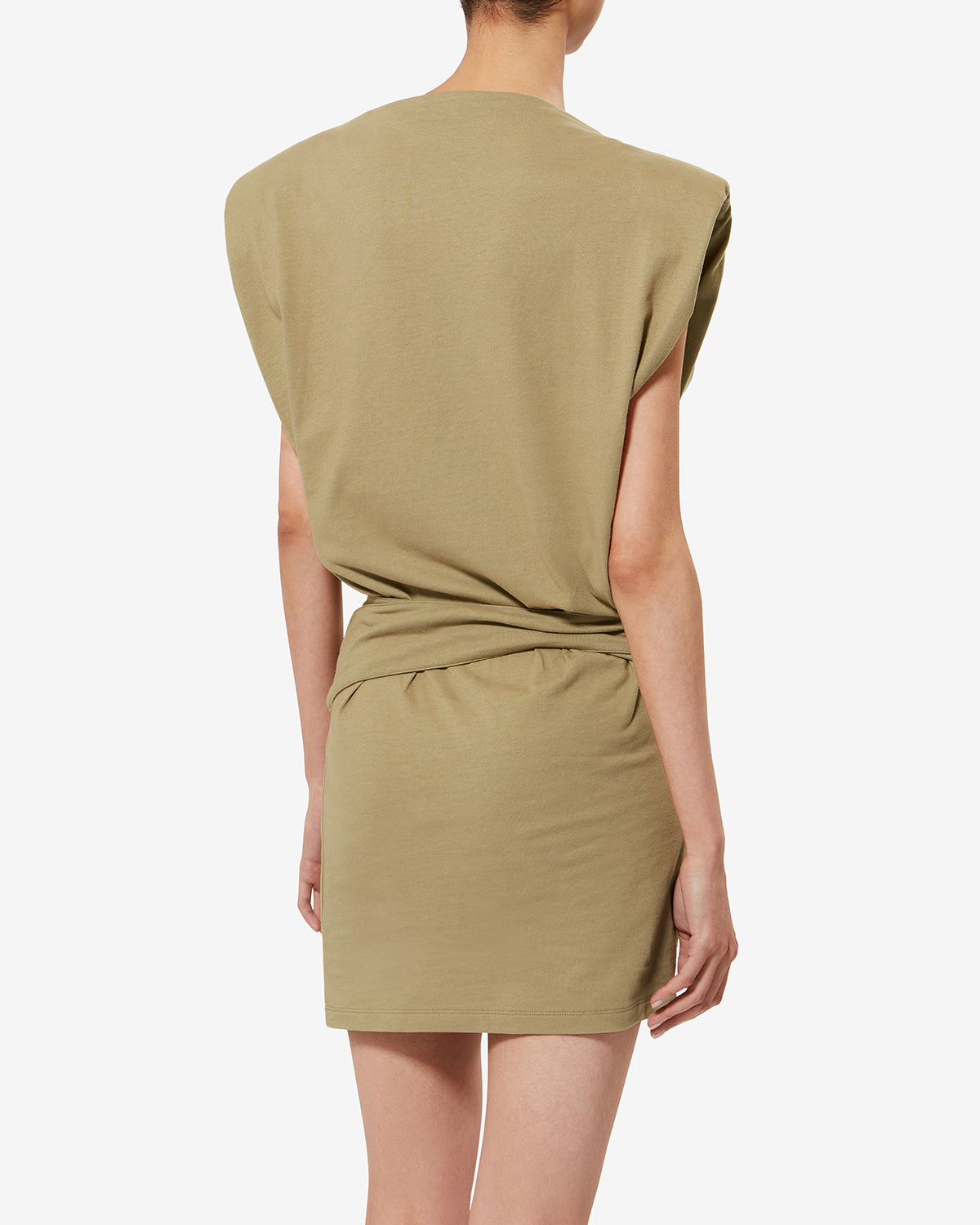 Isabel Marant Marielle robe jersey bronze ajustée