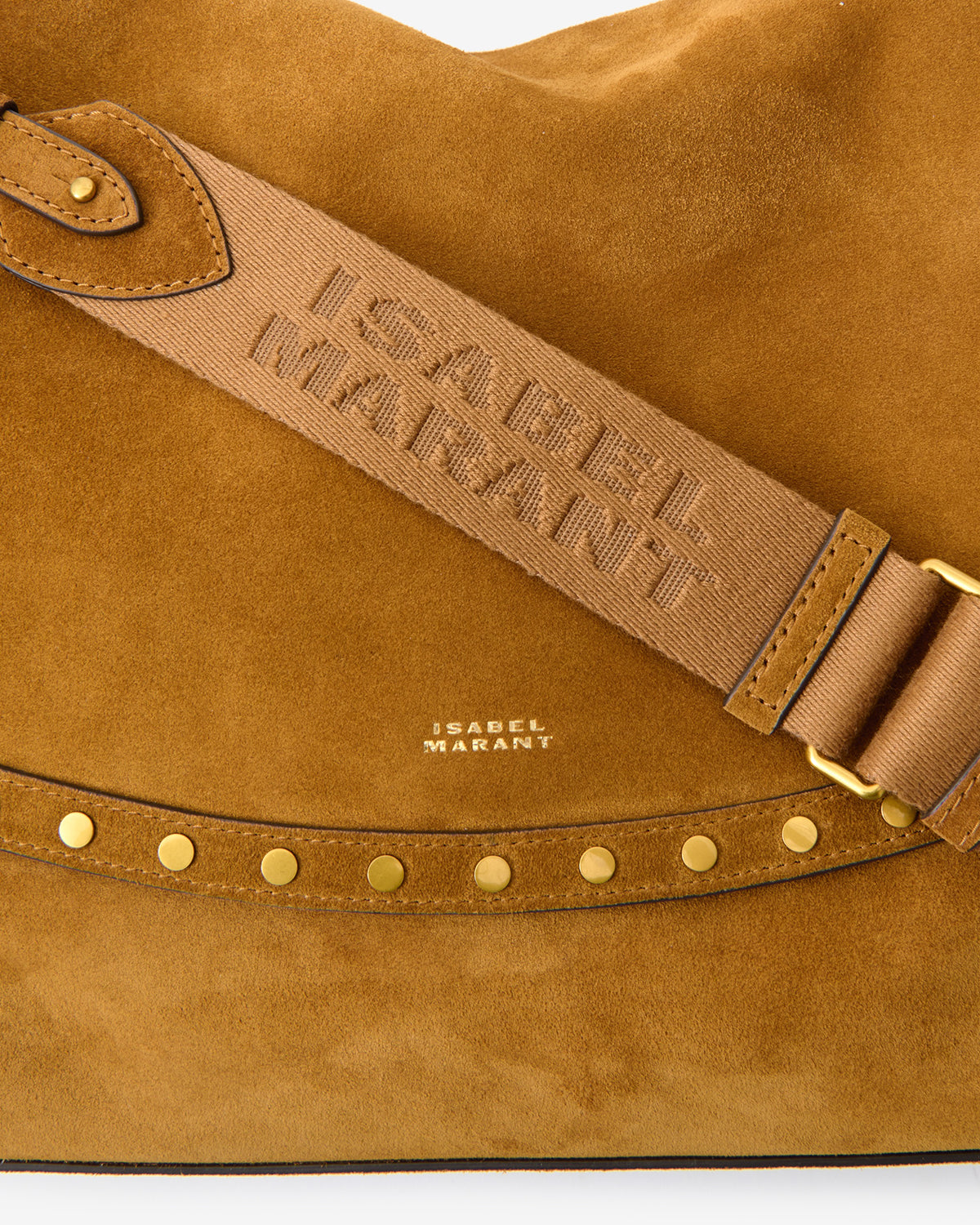 Isabel Marant Chany XL sac velours cognac 38 cm