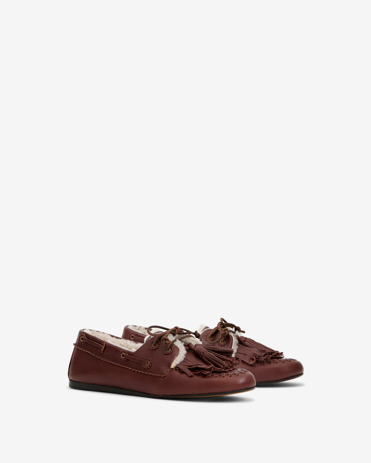 Isabel Marant Fersi MC0038FB mocassins marron shearling