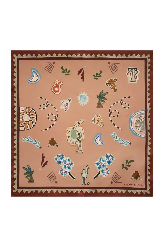 Alemaïs Laurence Silk Scarf foulard carré soie taille unique
