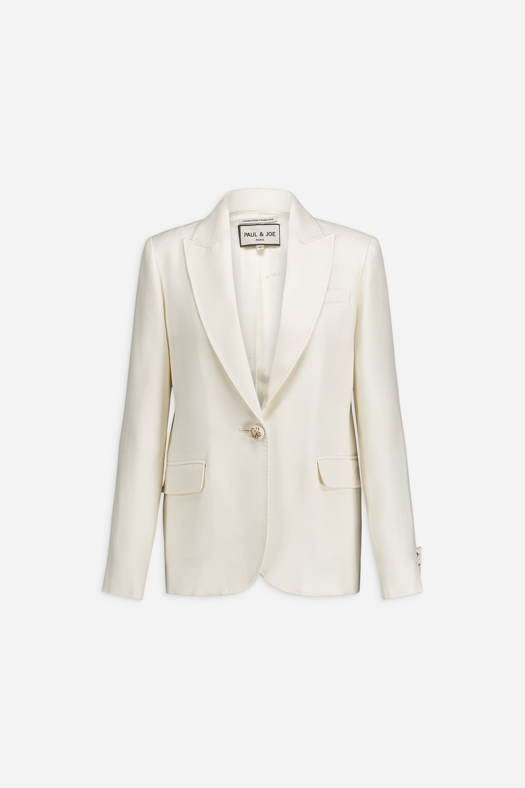 Paul & Joe Zaza veste tailleur laine soie vert