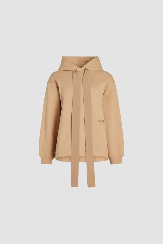 Patou Archive JE037 hoodie coton bio biscuit