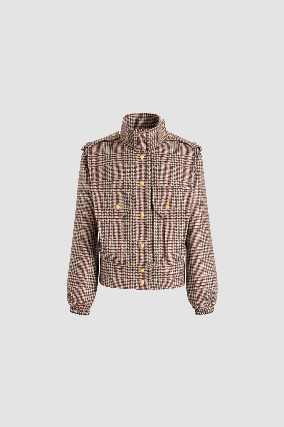 Patou H25OU04002275082 bomber flanelle Prince Of Wales