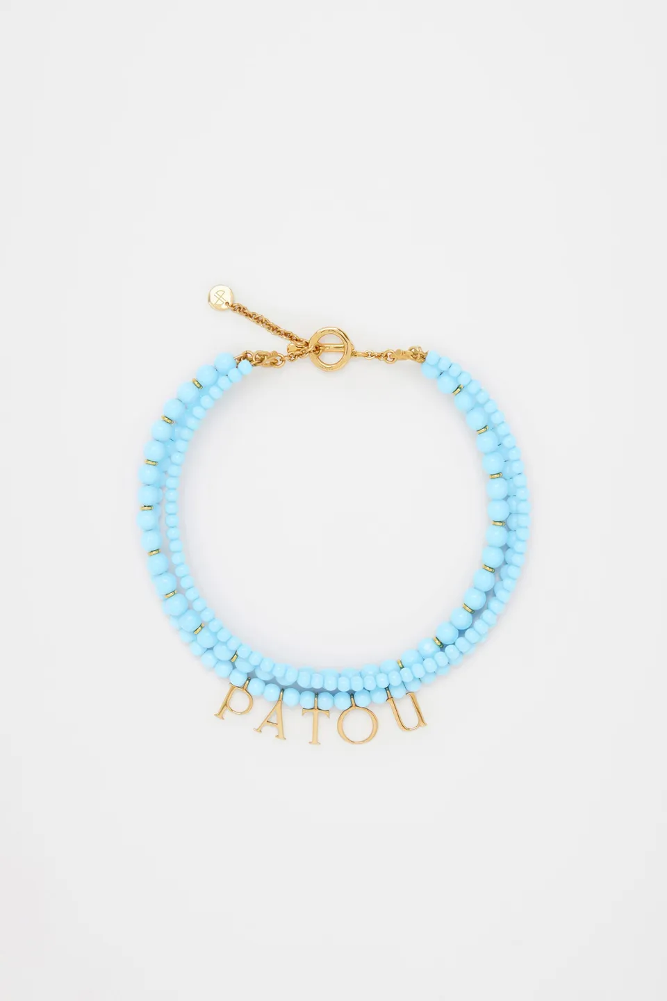 Patou Jewellery JW1011004627B Collier Perles Bleu Lapis