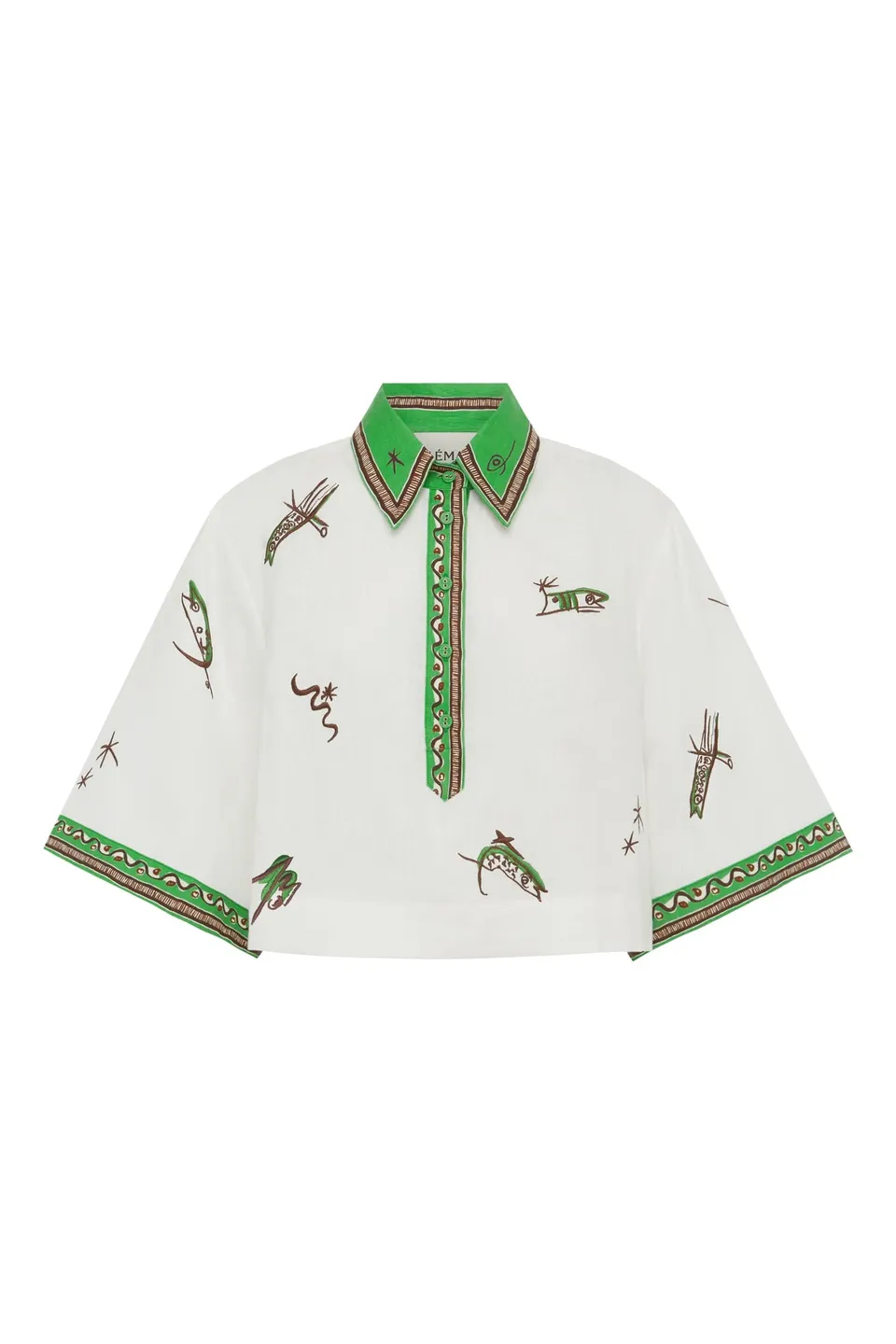 Alemäis Wanda chemise brodée lin européen