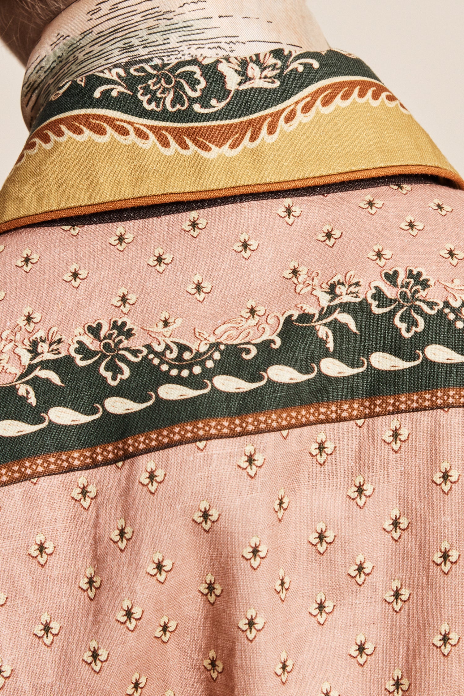 Alemäis Darcey chemise chanvre imprimé bandana paisley