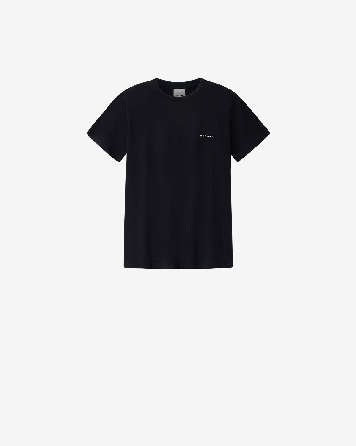 Isabel Marant Zafferh t-shirt noir coton logo brodé