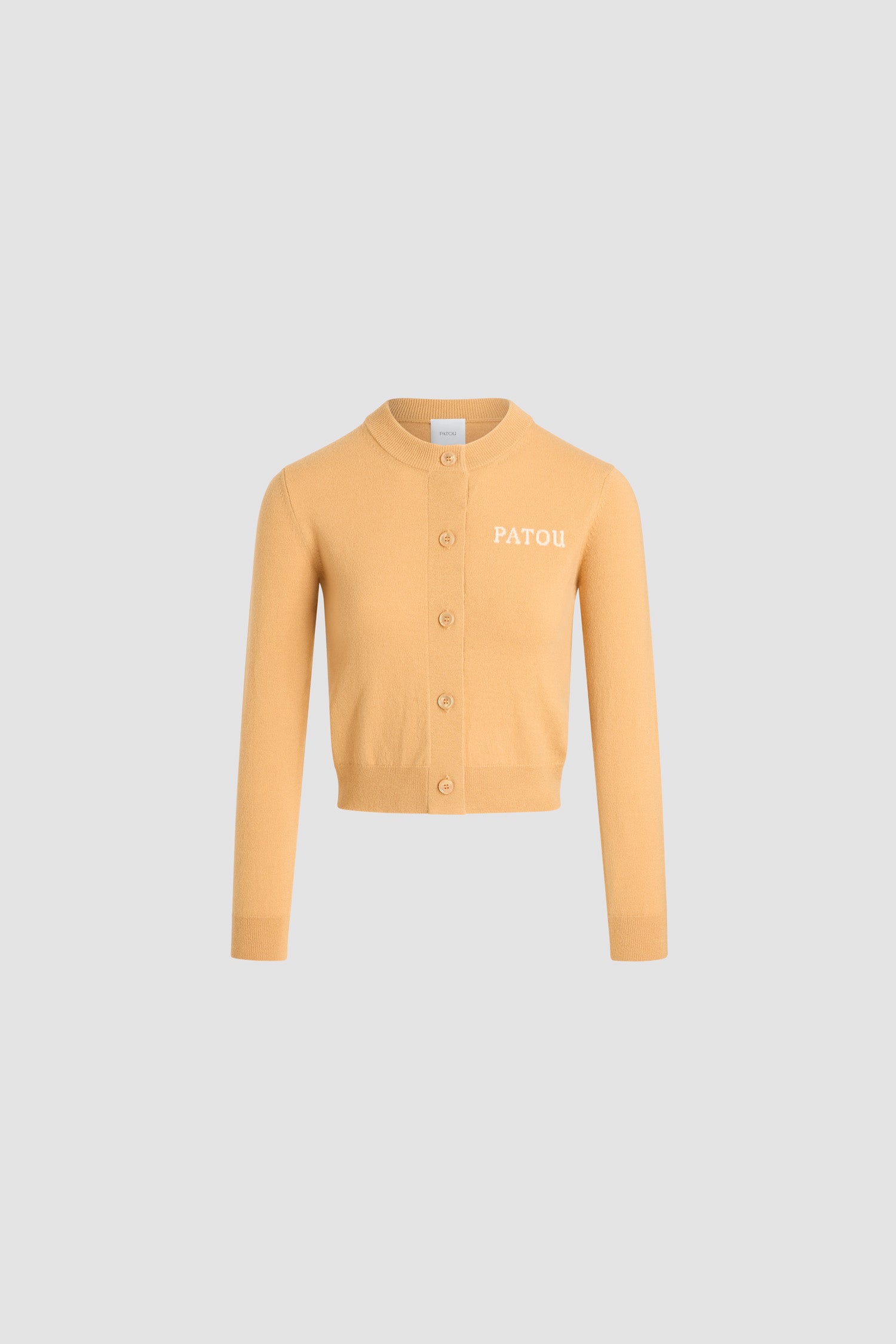 Patou Knitwear KN3078041120B cardigan laine ambre XS-XL