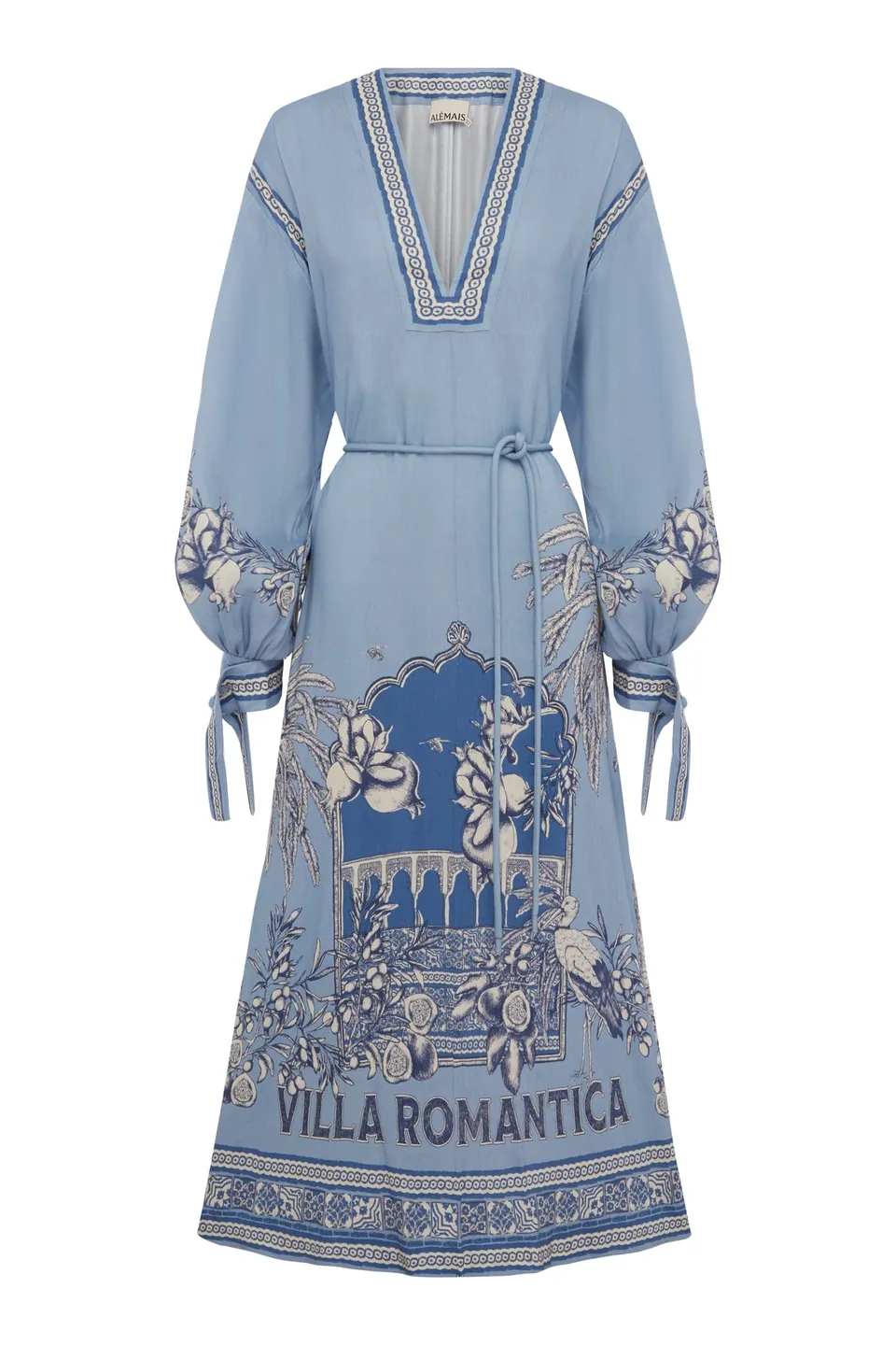 Alemais Villa Romantica Holiday robe midi lin 4-16