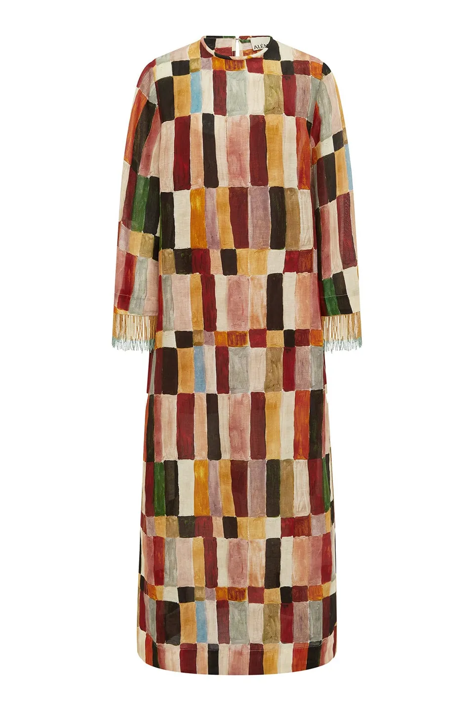 Alemäis Marjorelle Tunic Midi Dress robe lin soie