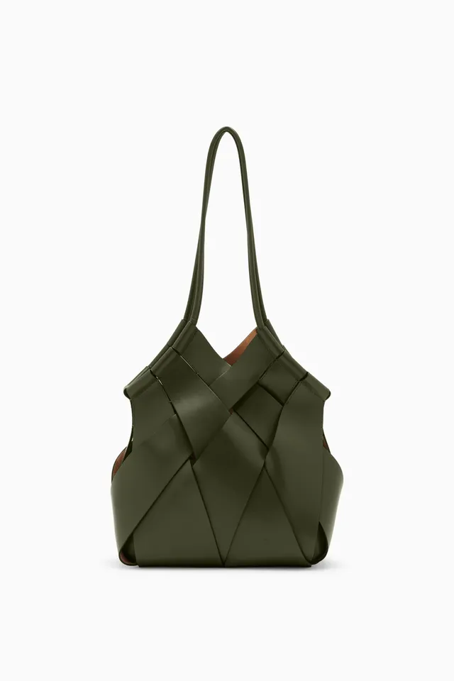 Ulla Johnson Charlotte sac épaule cuir Militaire