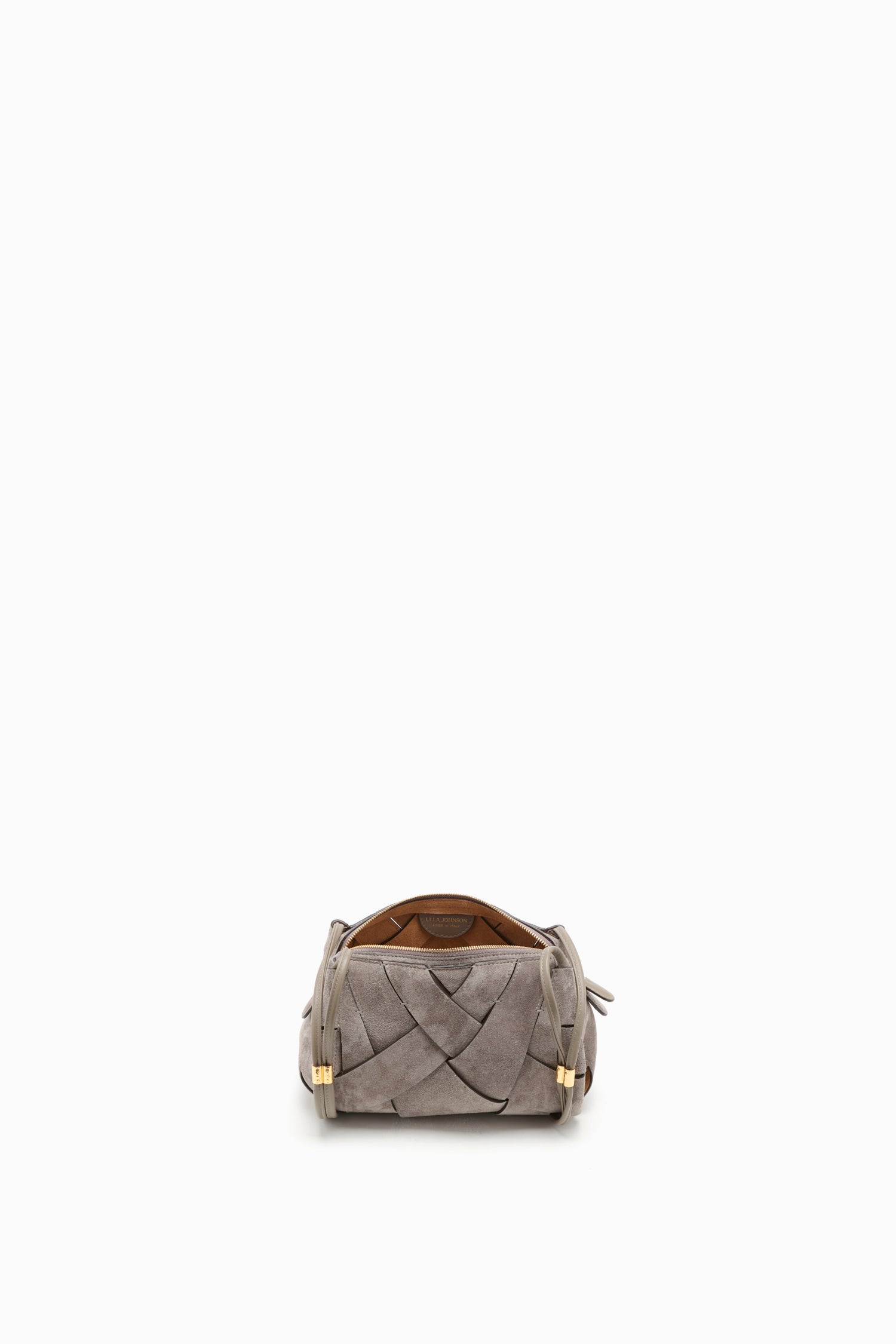 Ulla Johnson Charlotte Sac Cuir Dove Caméra Tressé