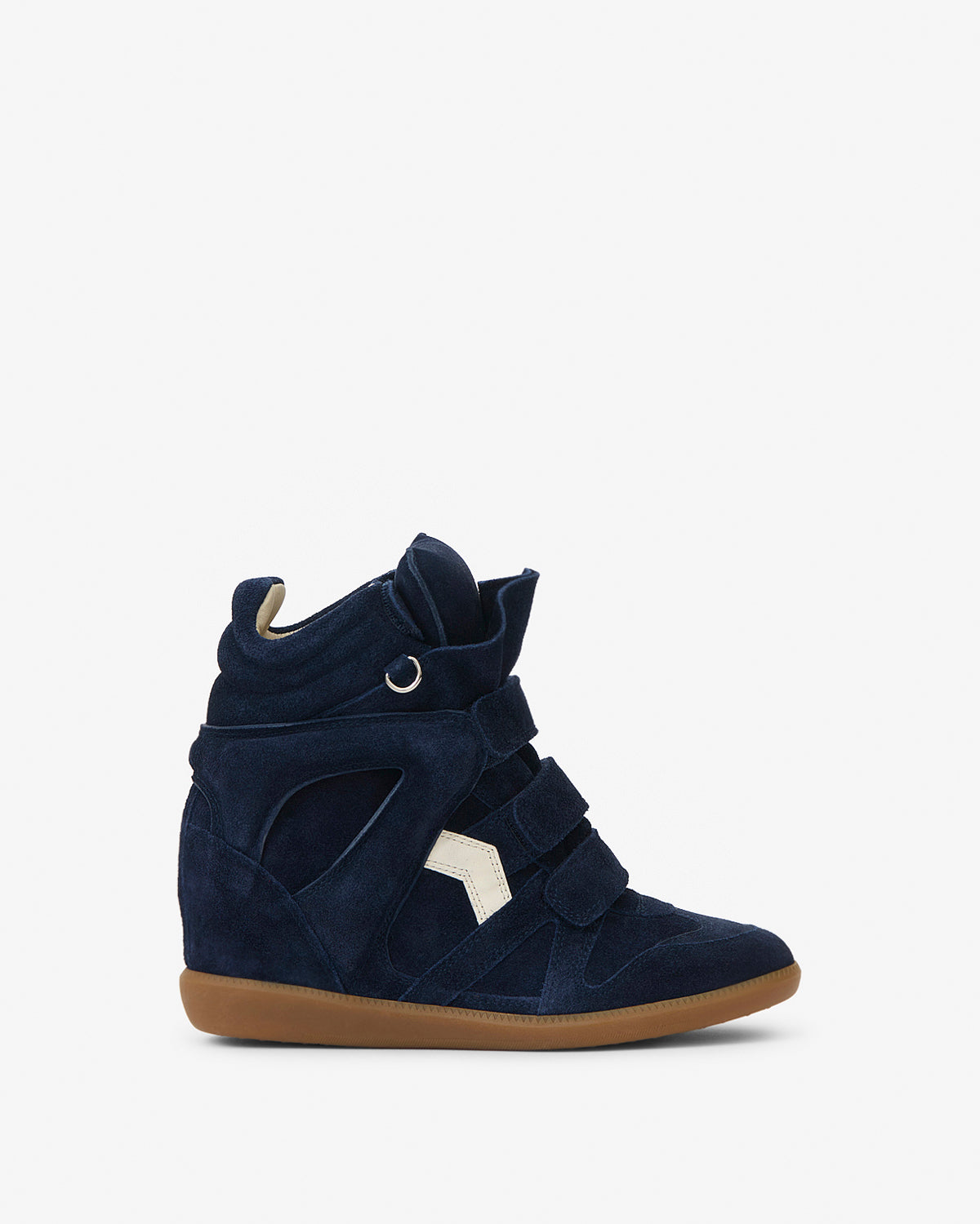 Isabel Marant Bekett Ring baskets compensées bleu foncé