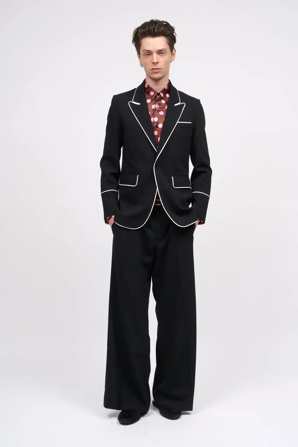 Paul & Joe Tailoring veste Bob noir S twill de laine