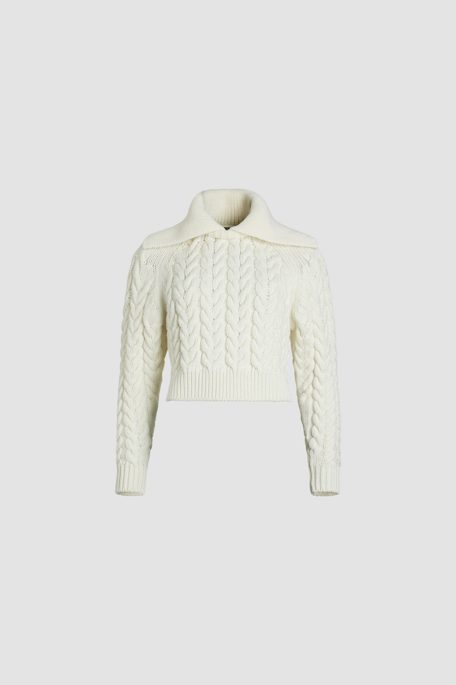 Patou KN199 pull torsadé laine durable blanc