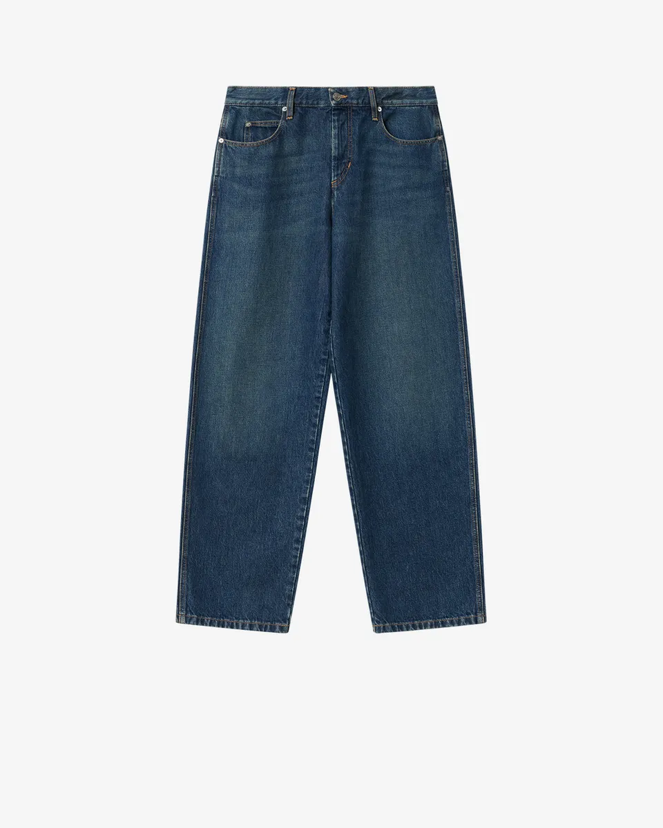 Isabel Marant Jorjey jean loose délavé bleu