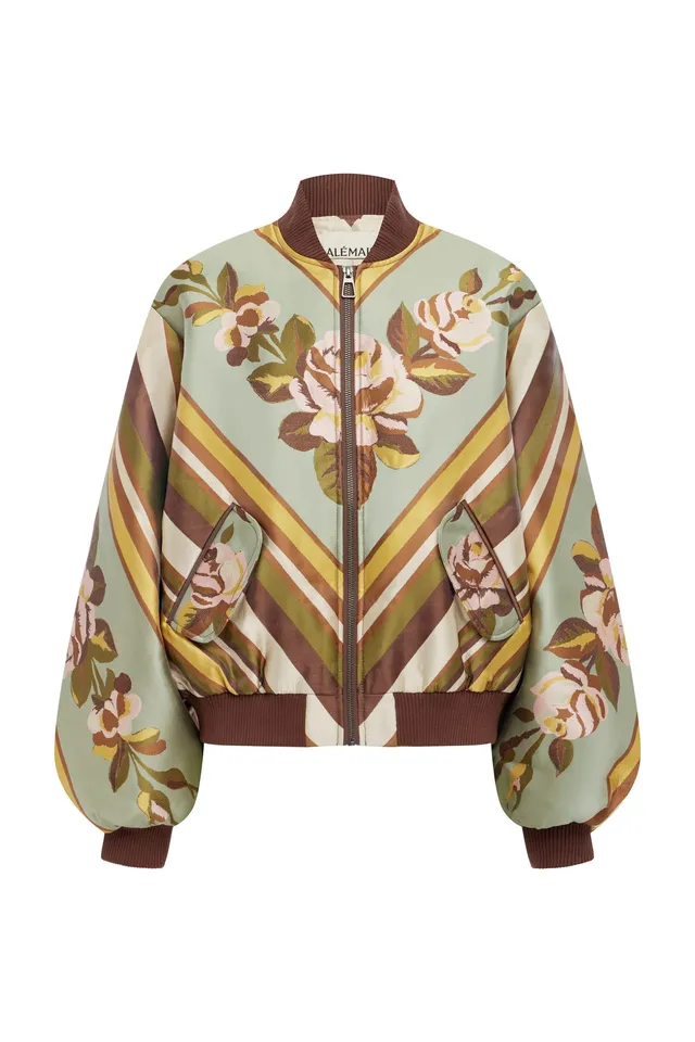 Alemaïs La Rosa Jacquard bomber 8 matelassé