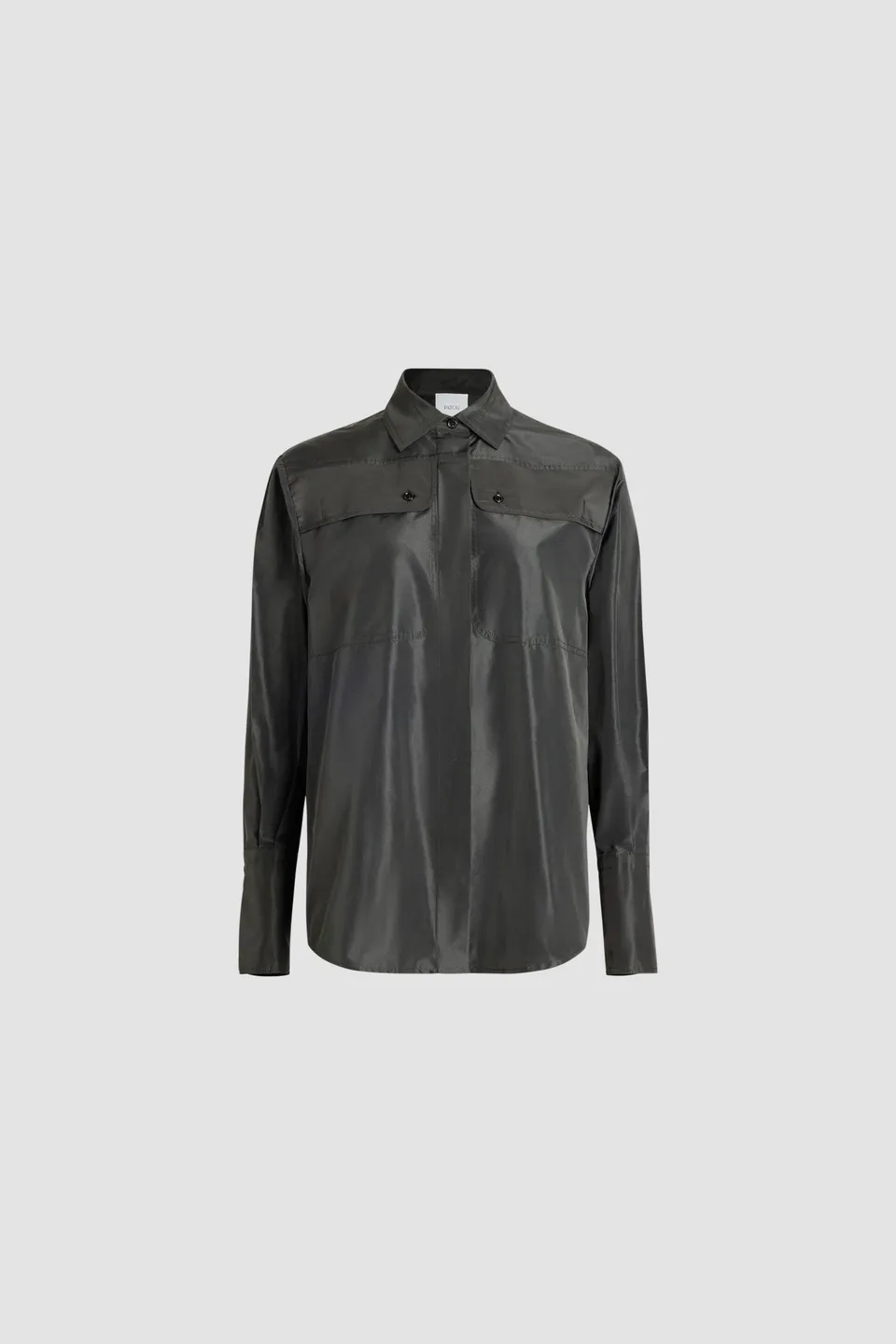 Patou BL035 chemise safari faille recyclée noire 34-44