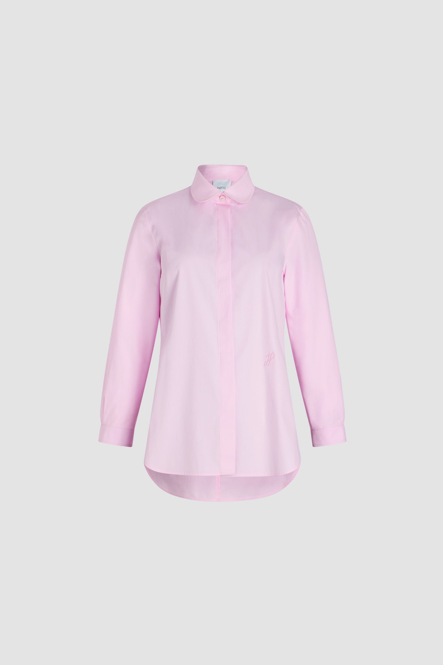 Patou BL039 chemise popeline rose coton bio