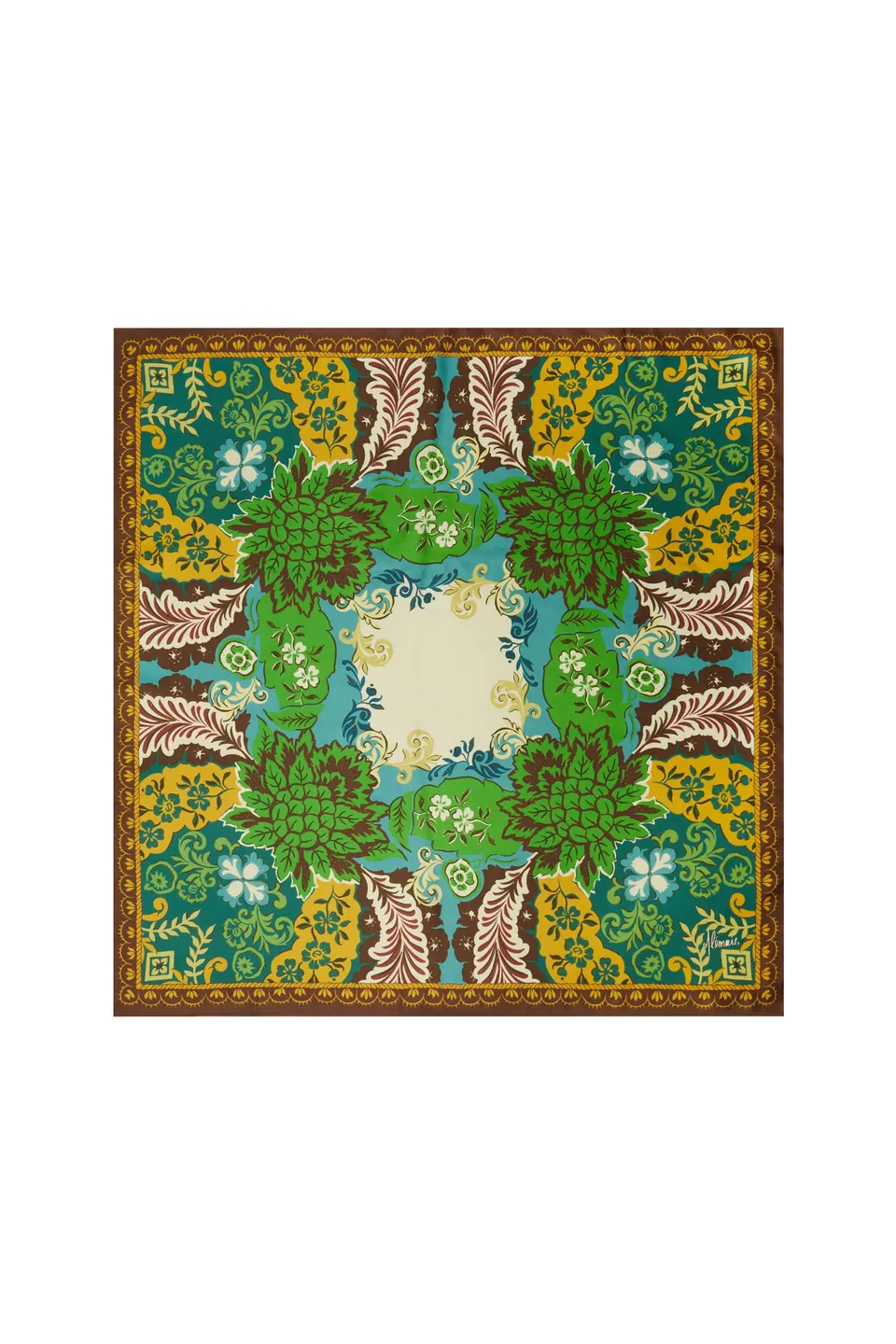 Alemaïs Florence foulard carré soie imprimé taille unique