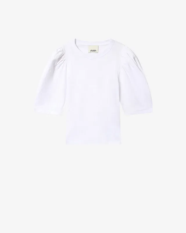 Isabel Marant Maeliss t-shirt blanc coton bio