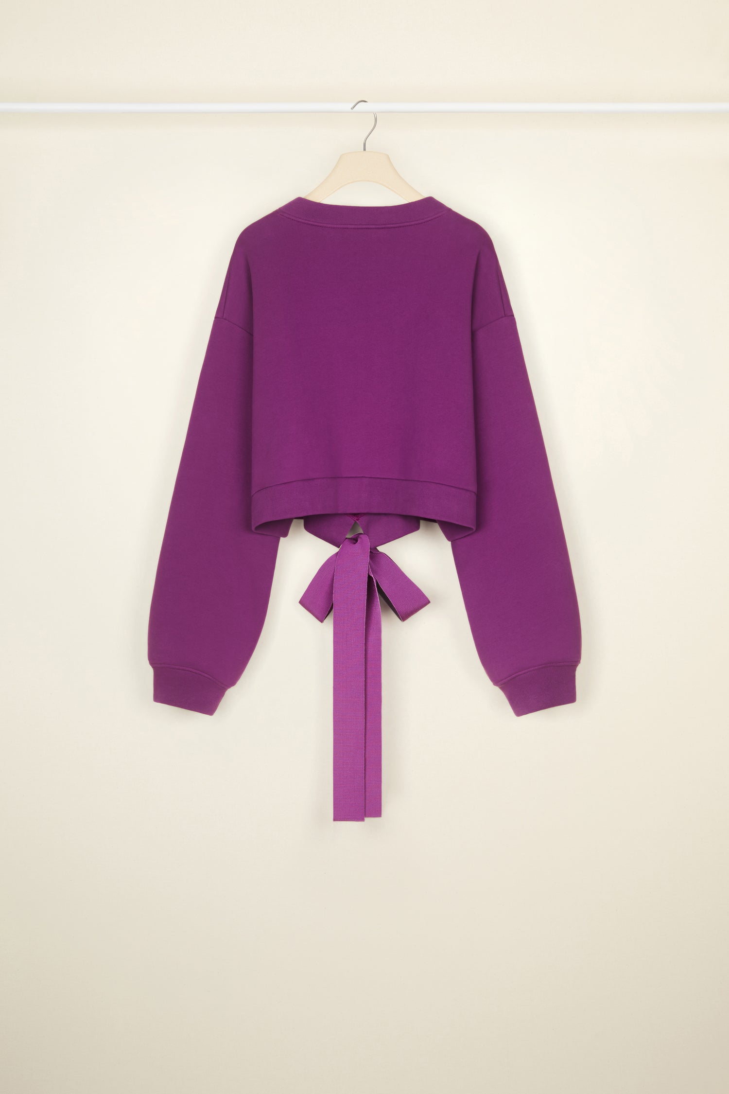 Patou JE036 sweatshirt cropped anemone coton bio