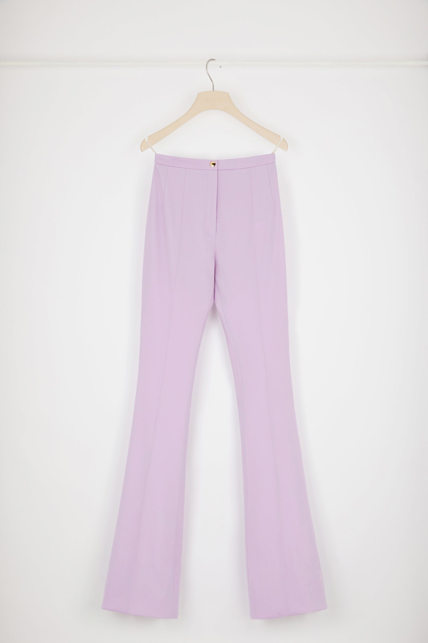 Patou H22TR0240103473W pantalon laine vierge wisteria flare