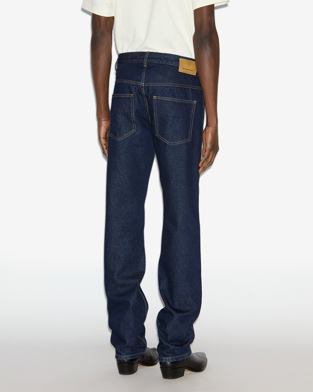 Isabel Marant Lewys jean droit foncé nuit