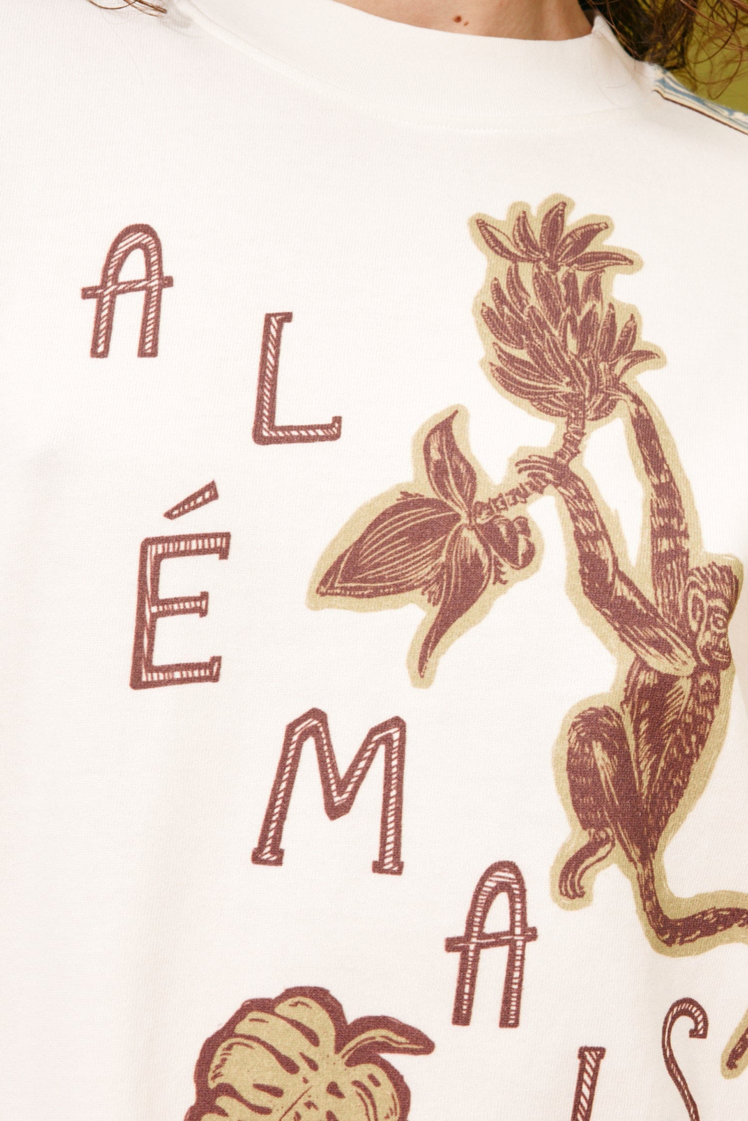 Alemais Monkey Dance t-shirt coton bio logo