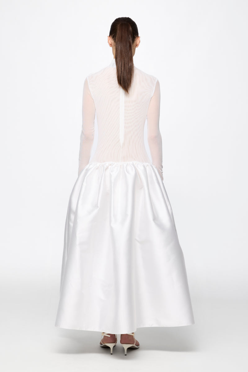 ATU Body Couture Midi and mini dresses High neck midi dress robe blanche S