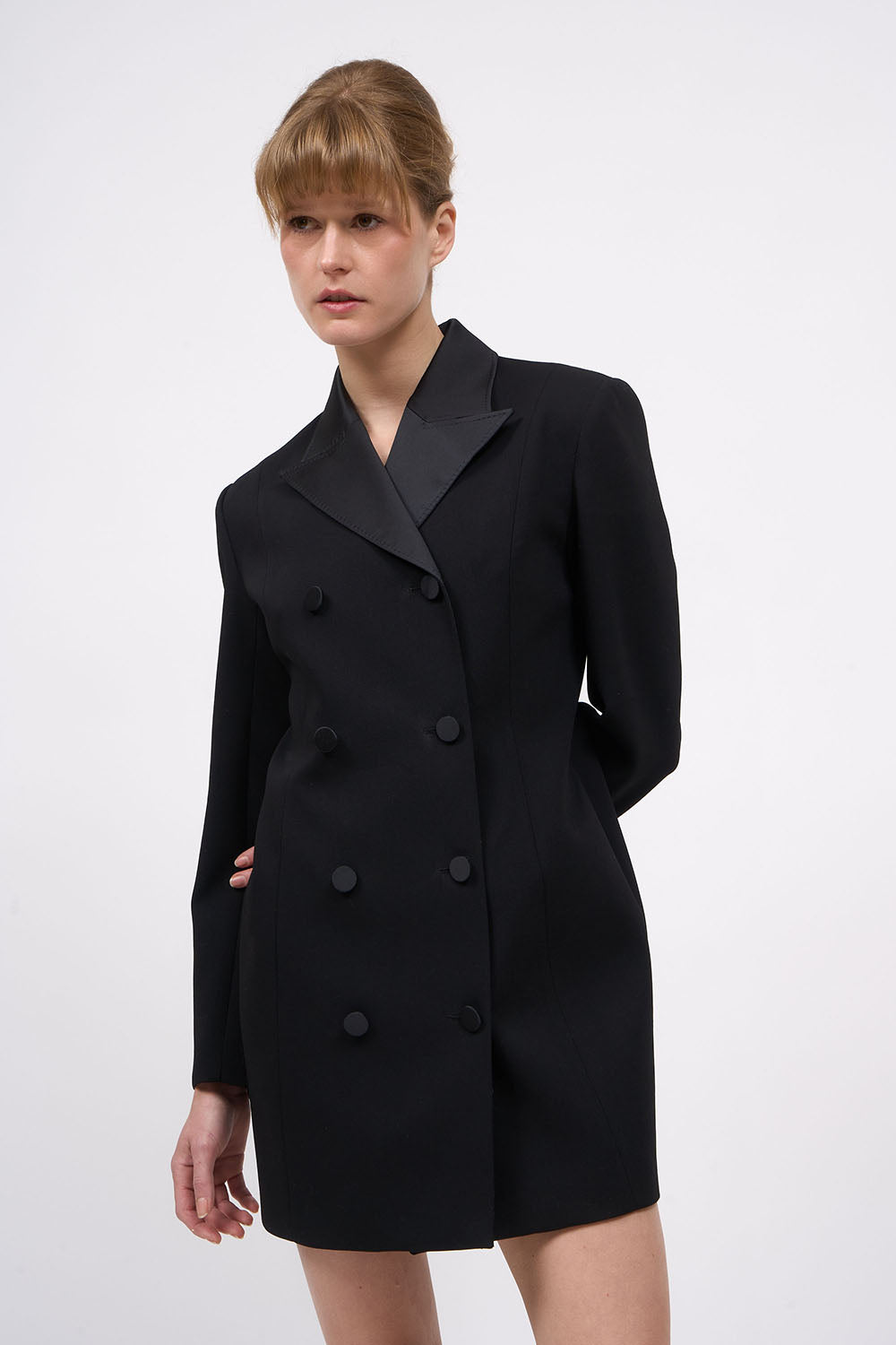 Paul & Joe Karmen robe-veste twill laine cintrée