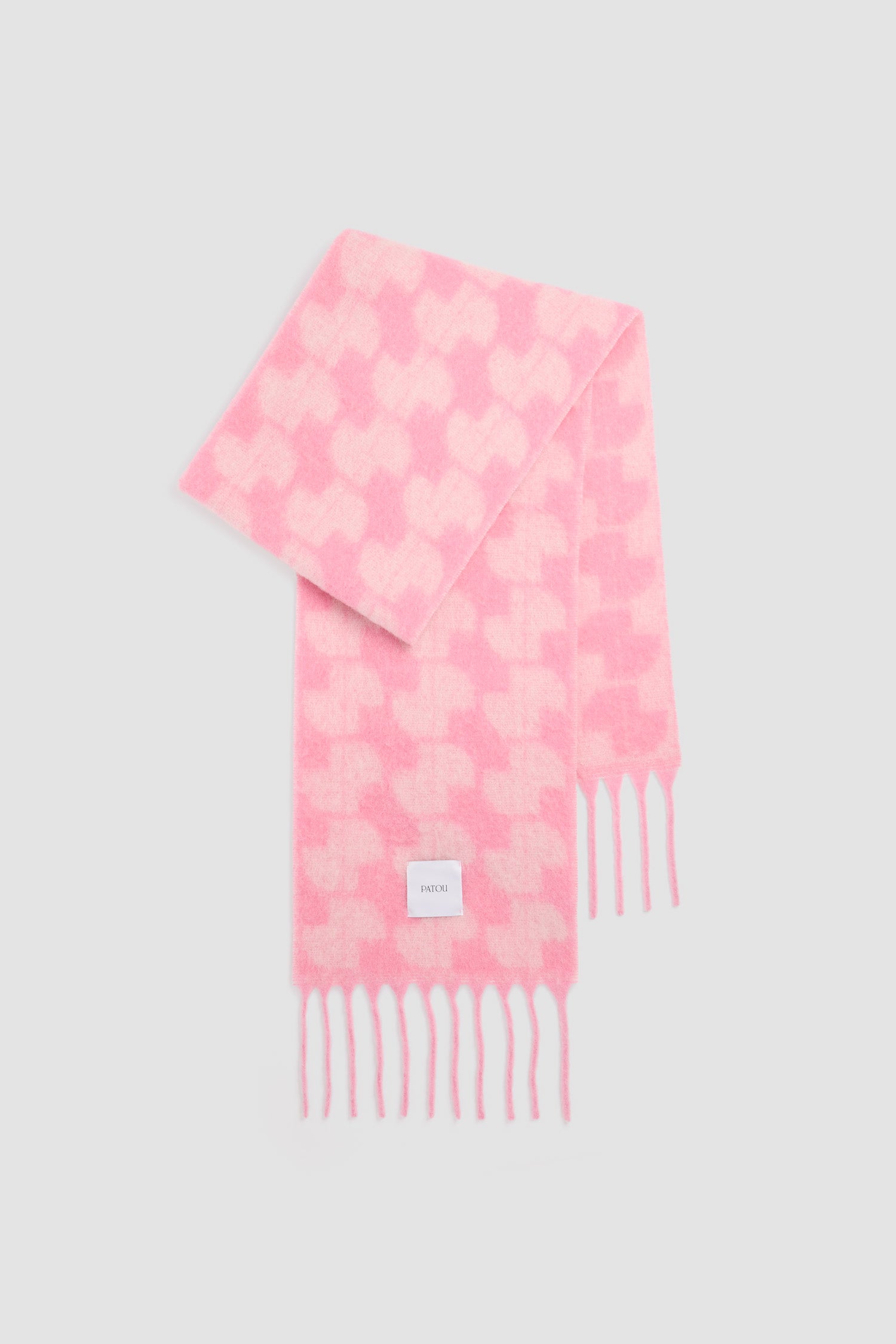 Patou Accessories H25AC0720198458P foulard rose alpaga TU