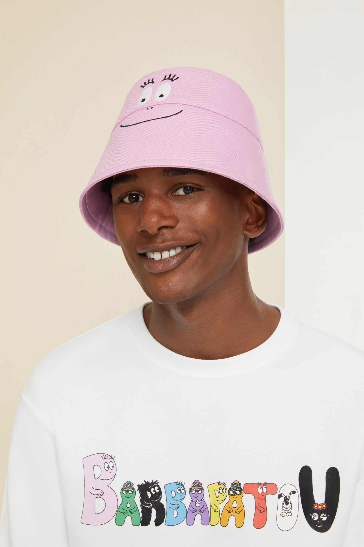 Patou Barbapapa AC027 bob coton bio Lilas